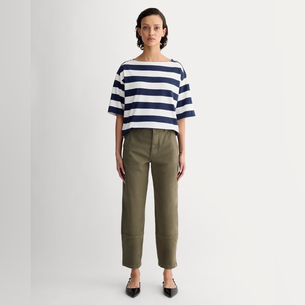 Everlane Utility Barrel Pants in Olive